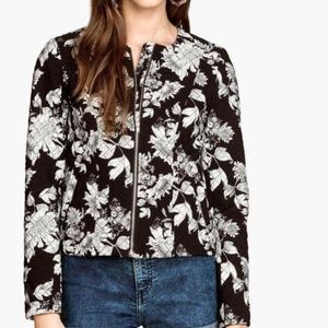 H&M Quilted Floral Jacket